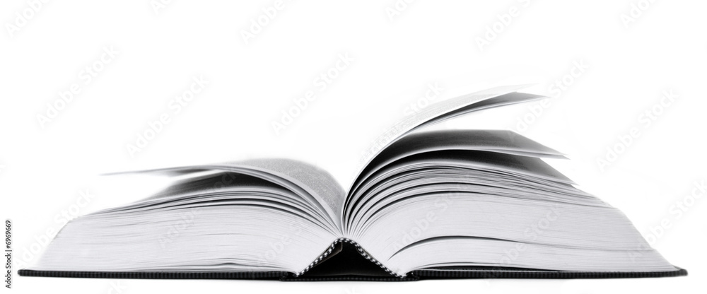 Foto an open book