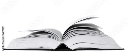 Bild auf Leinwand an open book
