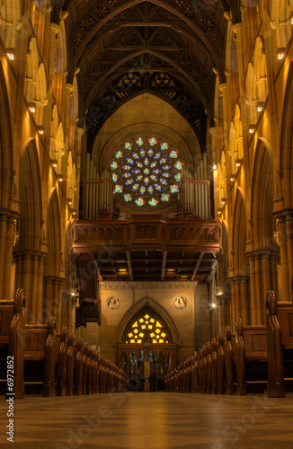 Canvas Print church - vertical