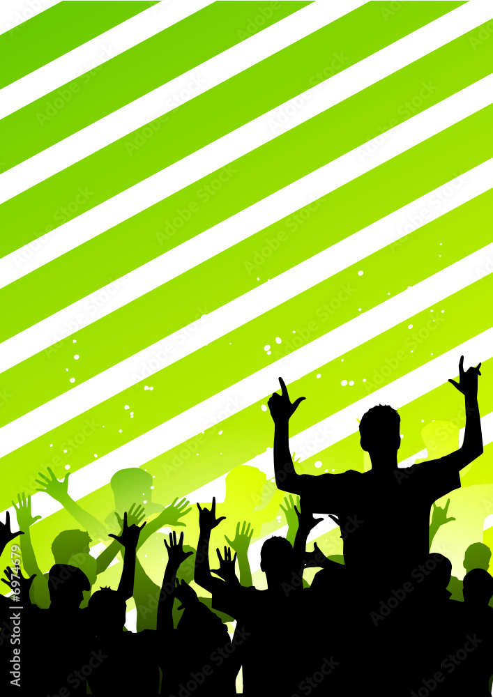 Happy people having fun at discotheque Happy people having fun at discotheque