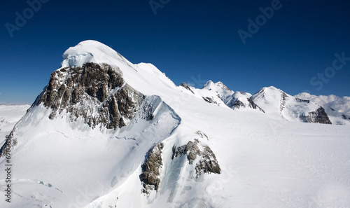 Peak in Alps. Top of the world