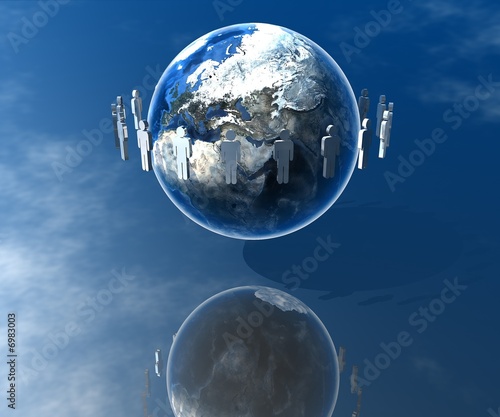 Fototapeta Naklejka Na Ścianę i Meble -  Logo World 