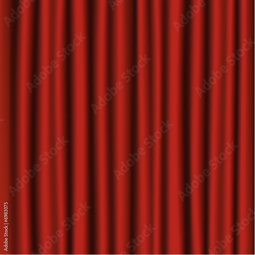 Velvet red curtain background or backdrop