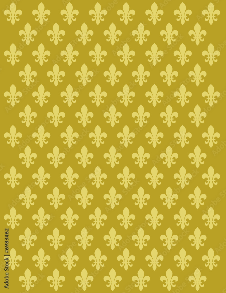 French Lily flower motif background