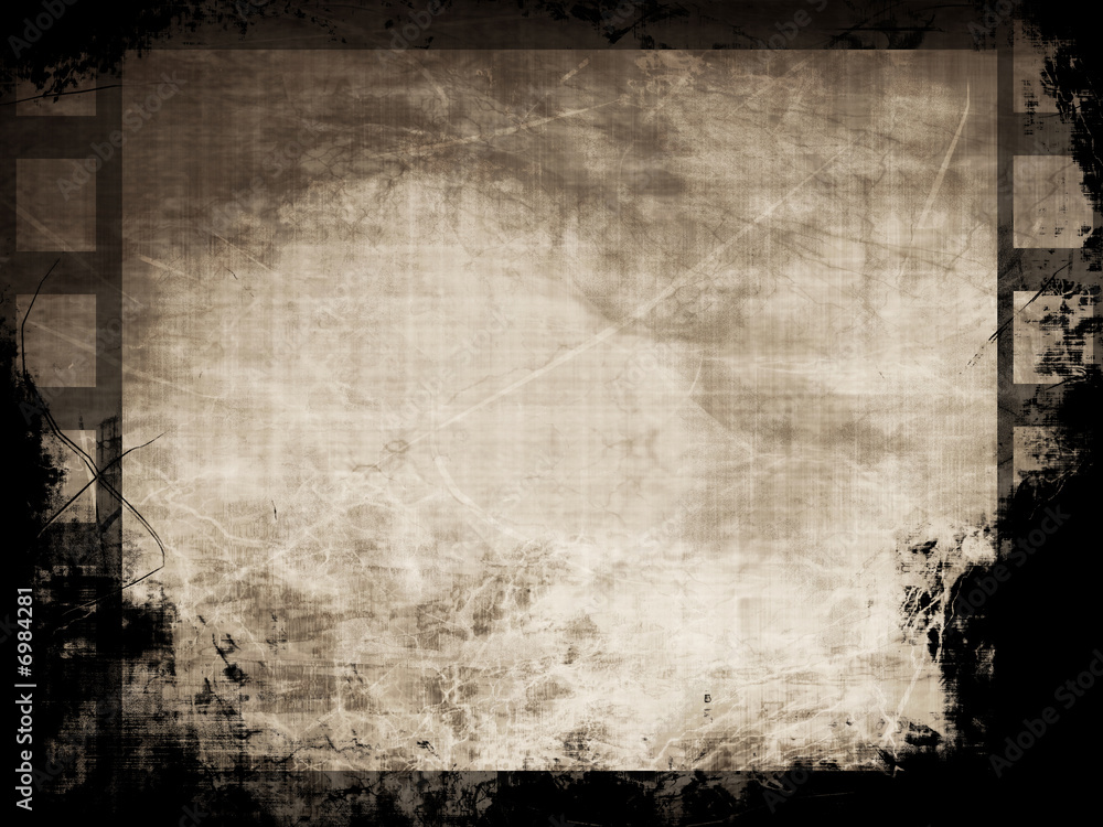 Naklejka premium Grunge filmstrip