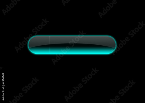 Blue button