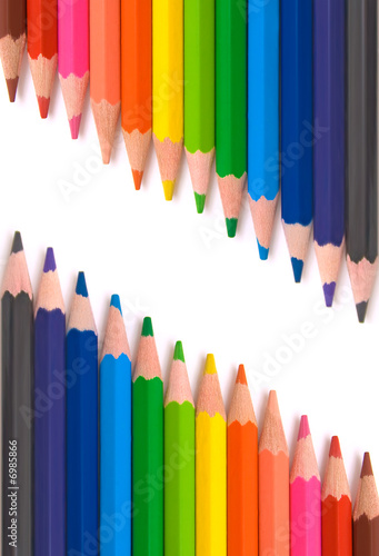 colored pencils for school design