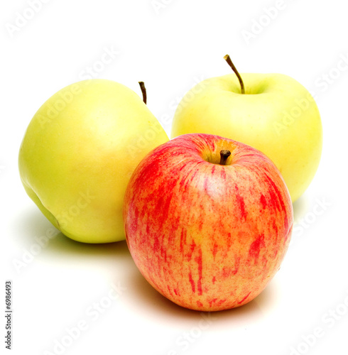 Red and yellow apples 2