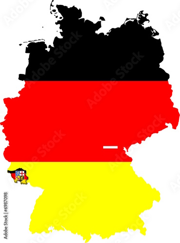 Saarland auf Deutschland