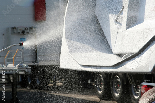 Truck washing