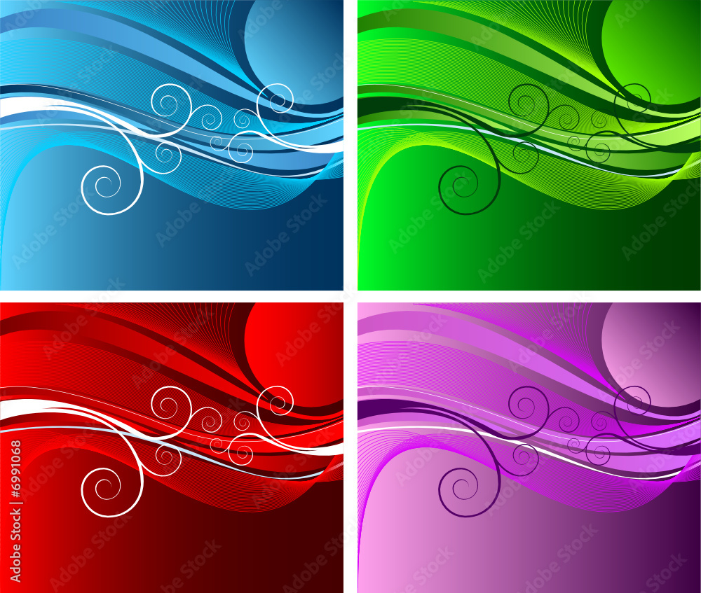 Abstract floral background - vector Abstract floral background - vector