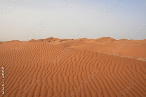 Dunes de sable dans le sahara marocain