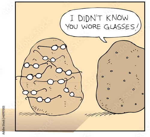 I didn't know you wore glasses
