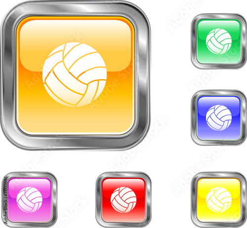Volley Ball Button