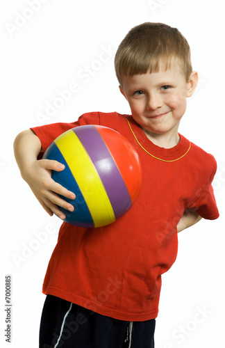 boy with a ball