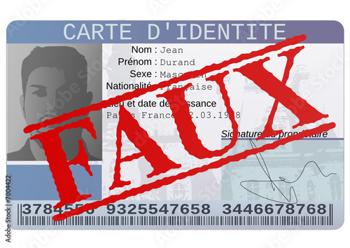 Fausse carte d'identité