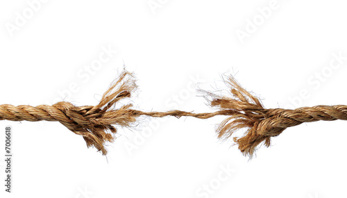 Fotografia Frayed Rope about to Break