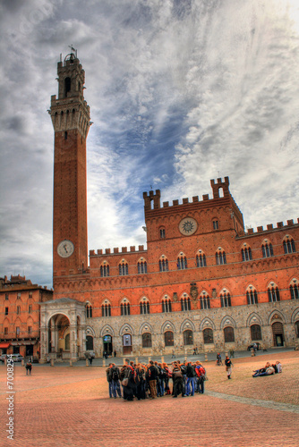Siena (Tuscany / Italy) - Piazza del Campo / Palazzo Pubblico