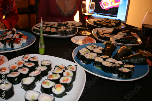 Sushi Dinner Party Stock Photo Adobe Stock