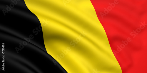 Flag Of Belgium photo