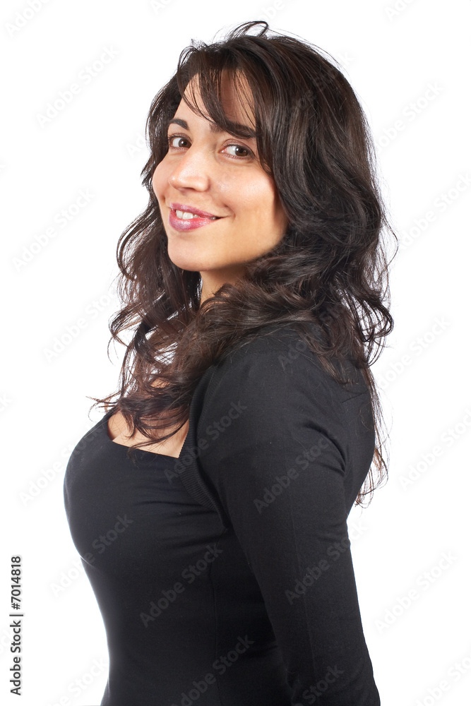 Happy casual woman Happy casual woman