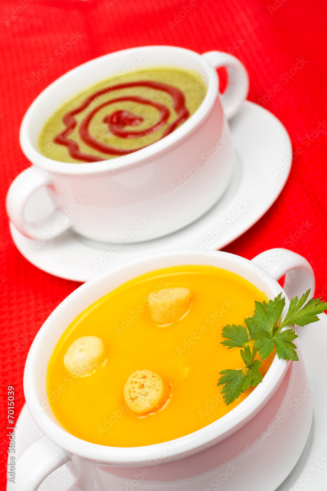 Spinach and carrots puree Spinach and carrots puree