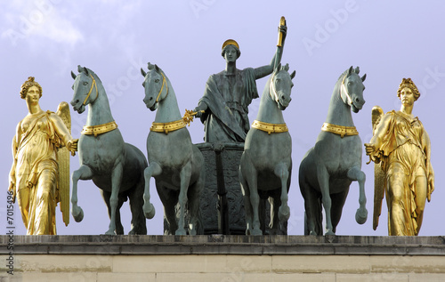 France; Paris; grand palais statue photo