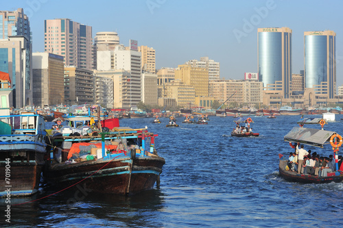 United Arab Emirates: Dubai boats at the creek