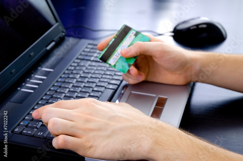 Paying online with credit card
