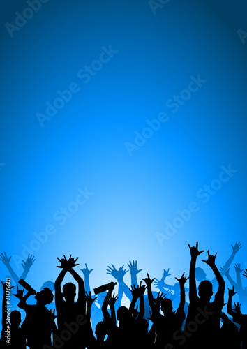 Happy people having fun at discotheque