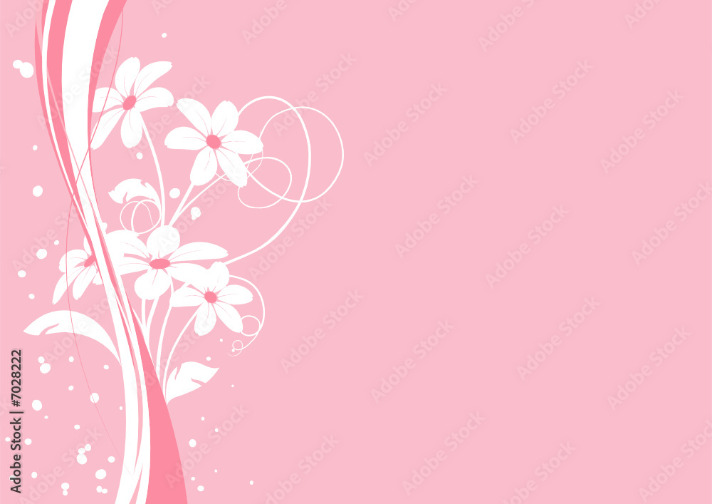 vecteur série - bordure bouquet de fleurs