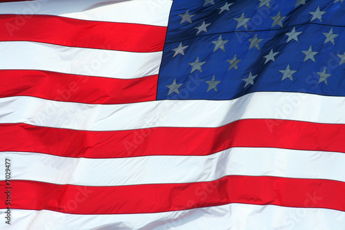 US Flag macro background