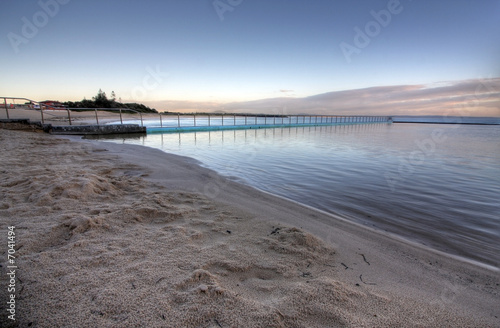 Summer sunrise at the beach