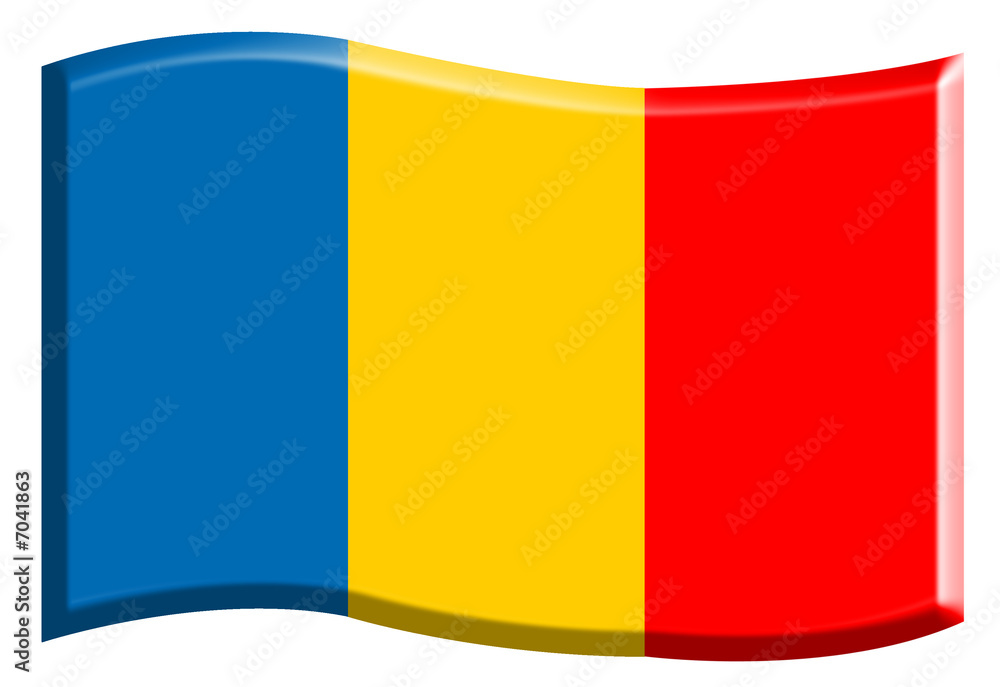 Fototapeta premium Drapeau de la Roumanie