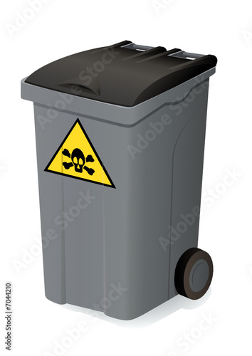 Container de déchets dangereux