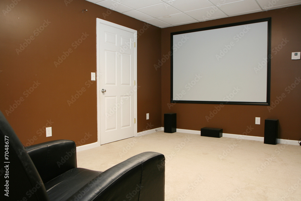 Fototapeta premium Home Movie Theater