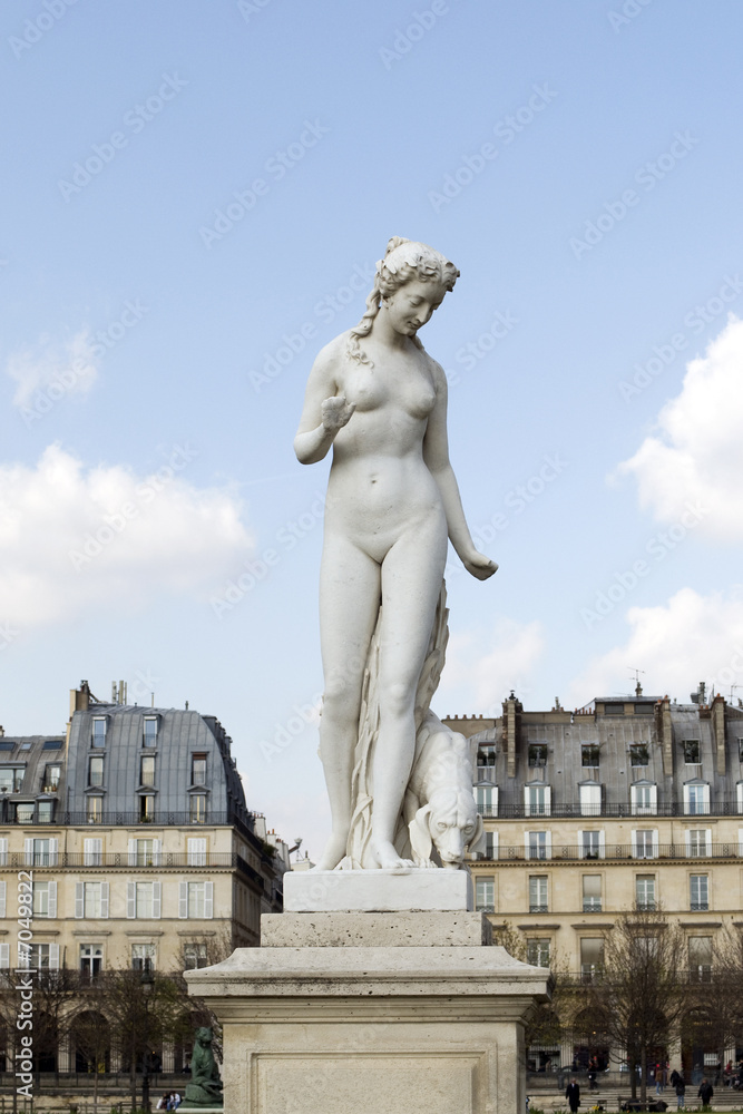 Jardin des Tuileries, statue