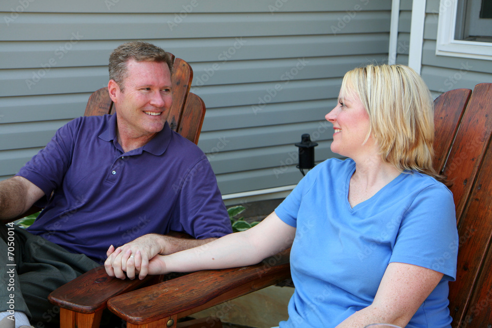 Fototapeta premium In Front of Home