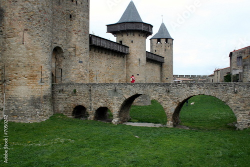 Carcassone INgresso alla Cittadella fortificata