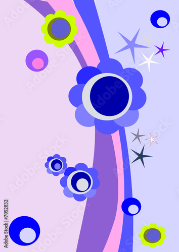 composition florale disco