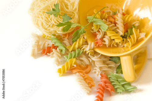 colorful pasta photo