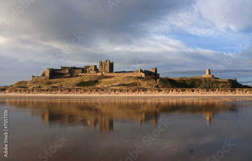 Bamburgh Village and Castle
