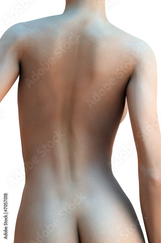 Woman's Back (3D render)
