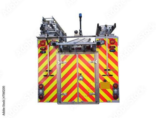 Wallpaper Mural The Rear End of a Fire Engine. Torontodigital.ca