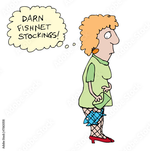 Darn Fishnet Stockings