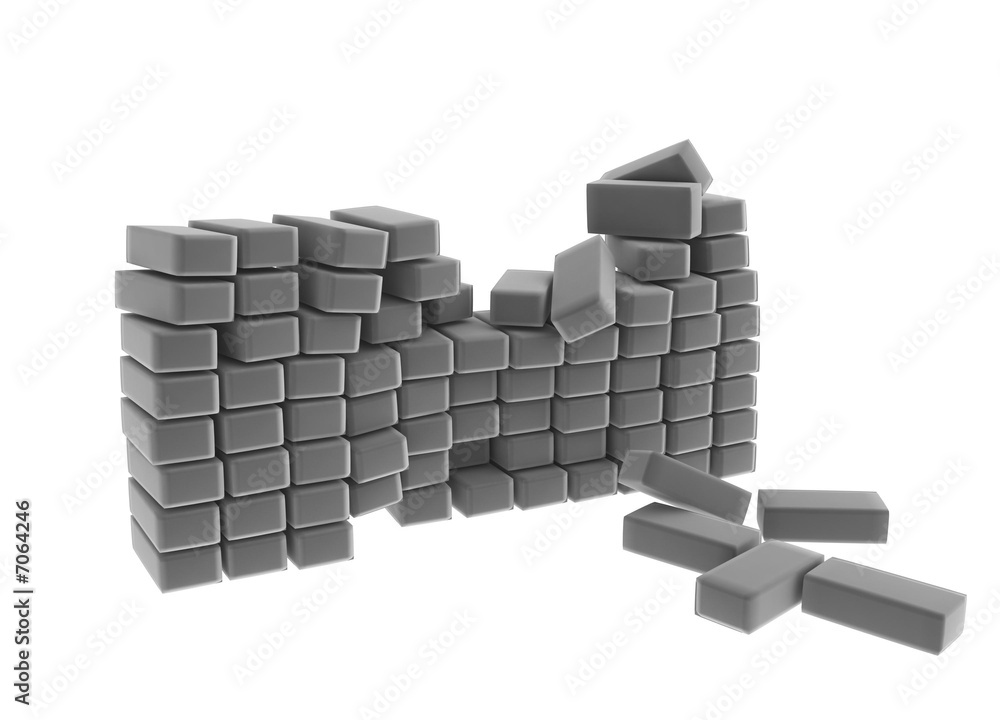 Grey Block Wall