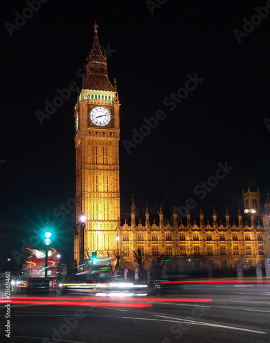 Vida nocturna en el Big Ben