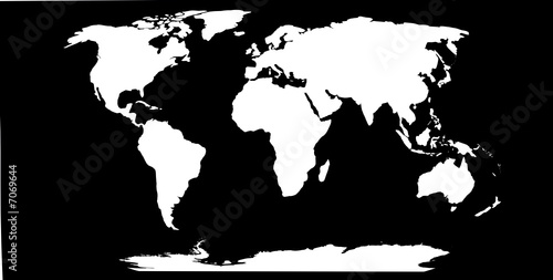 mundo em negativo