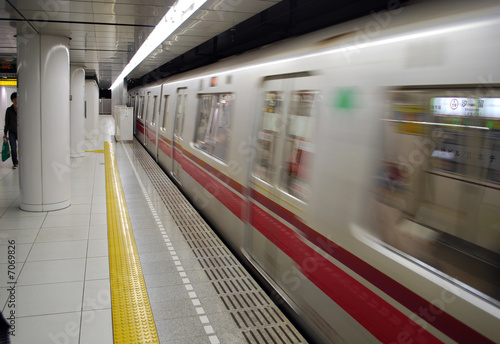 Tokyo subway train Japan
