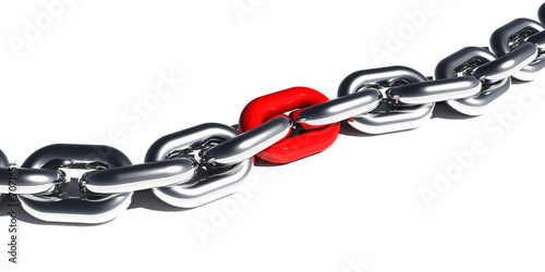 Red chain link